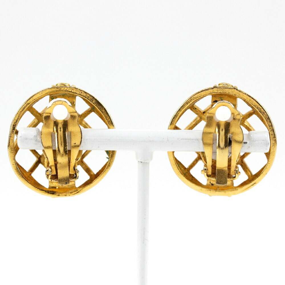 Chanel Earrings Gold-Tone Metal #228778C12B - Picture 3 of 6